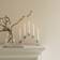 Watt & Veke Luna Chrome Adventsljusstake 33cm