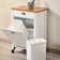 Kesper Kitchen Trolley White Rullbord 45x36cm