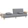 vidaXL Sleeper Sofa Light Gray Soffa 224cm 2-sits