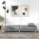 vidaXL Sleeper Sofa Light Gray Sofa 224cm 2 Seater