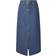 Selected Denim Midi Skirt - Medium Blue Denim