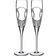 Waterford Love Happiness Flute Pair Champagne Glass 2