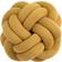 Design House Stockholm Knot Coussin de Décoration Complet Jaune (30x30cm)