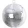 Eurolite Party Decorations Mirror Ball Silver 20cm