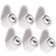 AlphaCool Eiszapfen 13/10mm screw-on nozzle G1/4 - White Sixpack