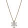 Pandora Sparkling Herbarium Cluster Pendant Necklace - Gold/Transparent