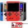 Infinite Basics Retro Mini Handheld Portable Video Game Console, 400 Games 1- or 2-Pack Black