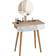 Homcom 1142677 Brown/White /Black Dressing Table 39x70cm