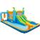 Costway Inflatable Bouncy House with Double Shots & Splash Pool & Water Cannon