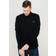 Fred Perry Long Sleeve Polo - Black/Chrome
