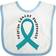 Inktastic Ovarian Cancer Awareness Ribbon Baby Bib