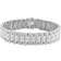 Macy's Link Bracelet - Silver/Diamonds