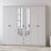 EVUHOME ECU White Wardrobe 180x180cm