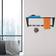 Relaxdays Modern Black Coat Hook 65cm