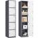 Gym & Locker Gray/White Storage Cabinet 15x71"