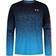 Under Armour Boy's UA UPF Gradient Logo Long Sleeve - Midnight Navy/Capri/Coho