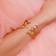 Caroline Svedbom Mini Twisted Bracelet - Gold/Transparent