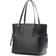 Michael Kors Voyager Small Crossgrain Leather Tote Bag - Black/Gold