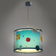 Dalber Planets With Motif Blue Pendant Lamp 33cm