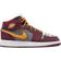 Nike Air Jordan 1 Mid SE GS - Night Maroon/Black/White/Total Orange