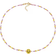 Elli Smiling Face Necklace - Gold/Pearl/Bead/Glass