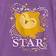 Disney Girl's I'm a Star Graphic T-shirt - Purple