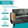 Bed Bath & Beyond Mixoy Dark Grey Sofa 77.1" 3 Seater