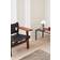 Fredericia Furniture The Spanish Svart/Oljad Valnöt Fåtölj 67cm