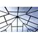 Scandic Greenhouse Frej 19m² 4mm Sort Aluminium Hærdet glas