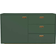 Tenzo Svea Green Sideboard 114x80cm