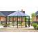 Scandic Greenhouse Odin 12.5m² 4mm Sort Aluminium Hærdet glas