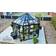 Scandic Greenhouse Mjølner 10m² 4mm Sort Aluminium Hærdet glas