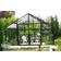 Scandic Greenhouse Idun 16.5m² 4mm Sort Aluminium Hærdet glas