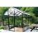 Scandic Greenhouse Idun 16.5m² 4mm Sort Aluminium Hærdet glas