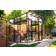 Scandic Greenhouse Modi 7.3m² 4mm Sort Aluminium Hærdet glas