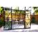 Scandic Greenhouse Modi 7.3m² 4mm Sort Aluminium Hærdet glas