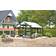 Scandic Greenhouse Idun 9.3m² 4mm Sort Aluminium Hærdet glas