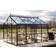 Scandic Greenhouse Balder 8.5m² 4mm Sort Aluminium Hærdet glas
