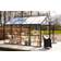 Scandic Greenhouse Balder 8.5m² 4mm Sort Aluminium Hærdet glas