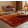 Dunelm Jewel Shaggy Rug Red 160x230cm