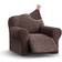 Paulato Stretch Recliner Italian Style Brown Loose Armchair Cover Brown (101.6x109.2cm)