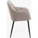 AC Design Furniture Bentley Beige Matte Black Køkkenstol 83cm 2stk