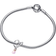 Pandora Mum Two Tone Wrapped Heart Charm - Silver/Rose Gold/Opal