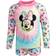 Disney Girl's Minnie Mouse Rash Guard Swim Shorts Set - Pink