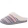 Evshine Warm Knit House Slippers for Women Comfy Fleece Lined Winter Slippers with Memory Foam and Indoor Outdoor Soles, Pink, 9-10.5