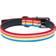 Joules Rainbow Striped Dog Collar S