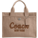 Coach Cargo Tote - Silver/Dark Natural