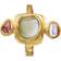 Maanesten Sara Ring - Gold/Prehnite/Tourmaline/Moonstone