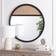 Safavieh Derby Black/Natural Wall Mirror 26