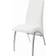 Coaster Home Furnishings Ophelia White/Chrome Kitchen Chair 37.5" 2pcs
